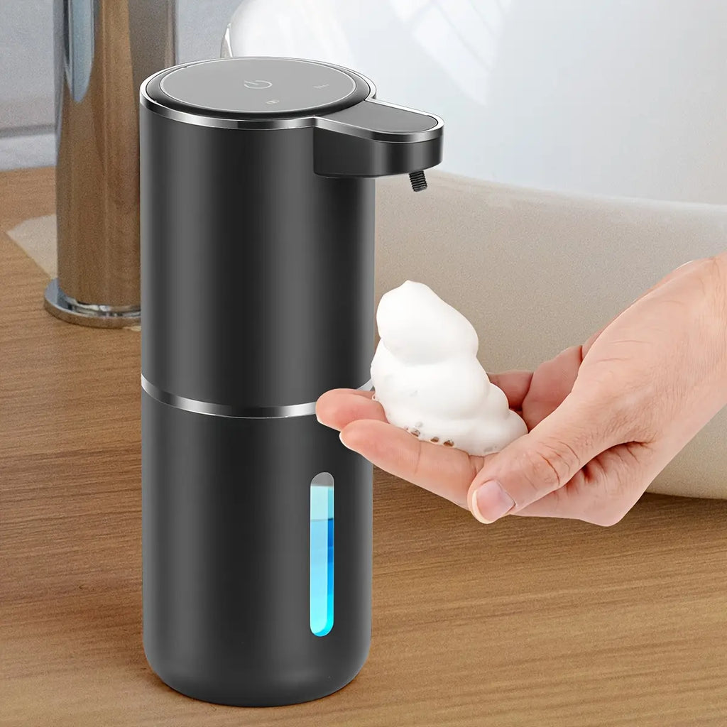 Upgrade Your Hygiene Routine with the 380Ml Touchless Automatic Soap Dispenser - Sleek Wall-Mounted Design, USB Rechargeable, Perfect for Kitchen and Bathroom