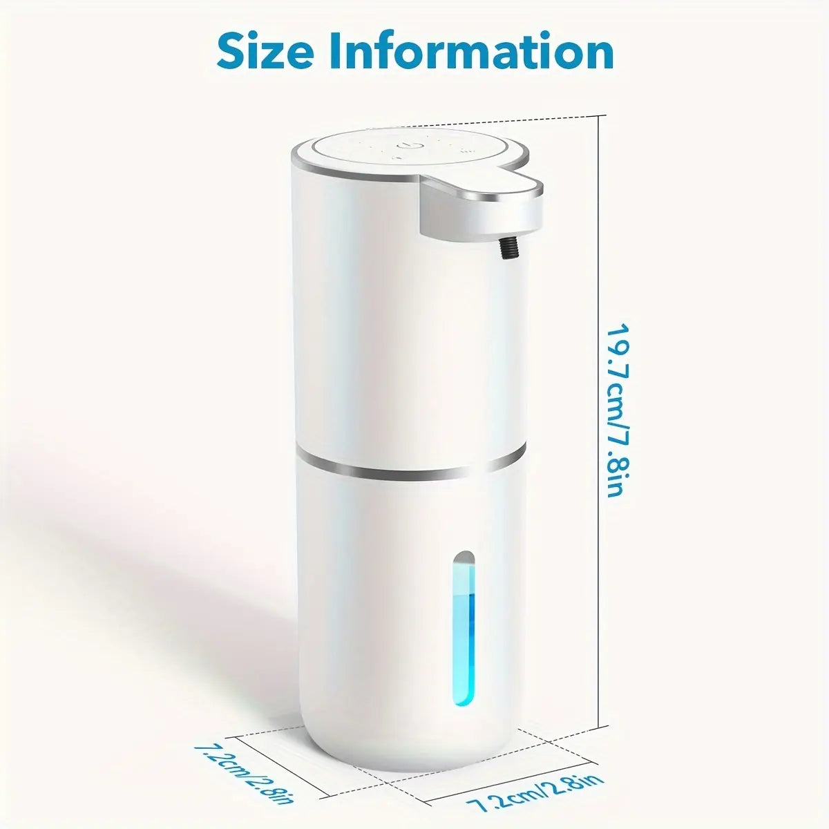 Upgrade Your Hygiene Routine with the 380Ml Touchless Automatic Soap Dispenser - Sleek Wall-Mounted Design, USB Rechargeable, Perfect for Kitchen and Bathroom