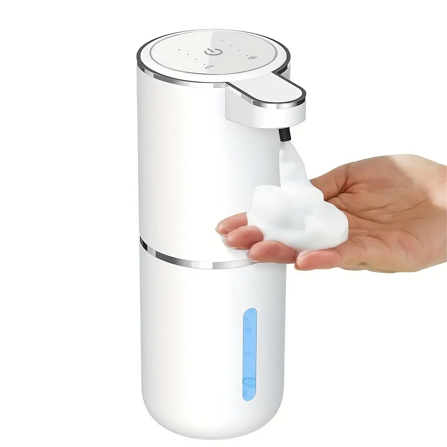 Upgrade Your Hygiene Routine with the 380Ml Touchless Automatic Soap Dispenser - Sleek Wall-Mounted Design, USB Rechargeable, Perfect for Kitchen and Bathroom