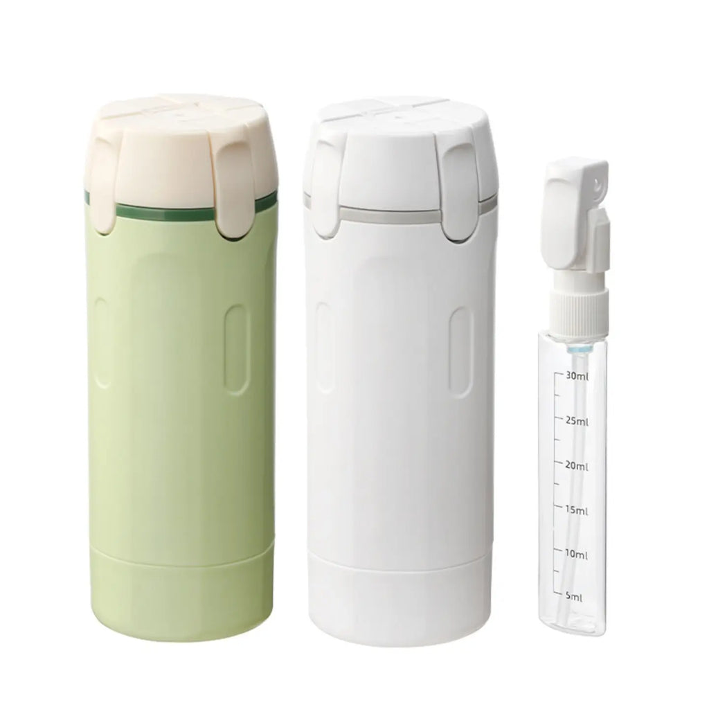 Ultimate 4-In-1 Travel Dispenser: Leak-Proof Cosmetic Shampoo & Lotion Storage for Effortless Journeys