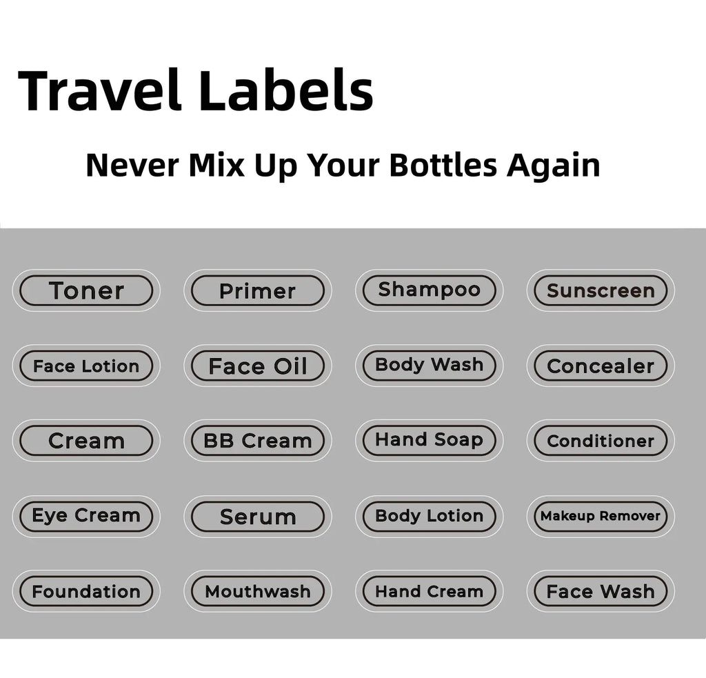 Ultimate 4-In-1 Travel Dispenser: Leak-Proof Cosmetic Shampoo & Lotion Storage for Effortless Journeys