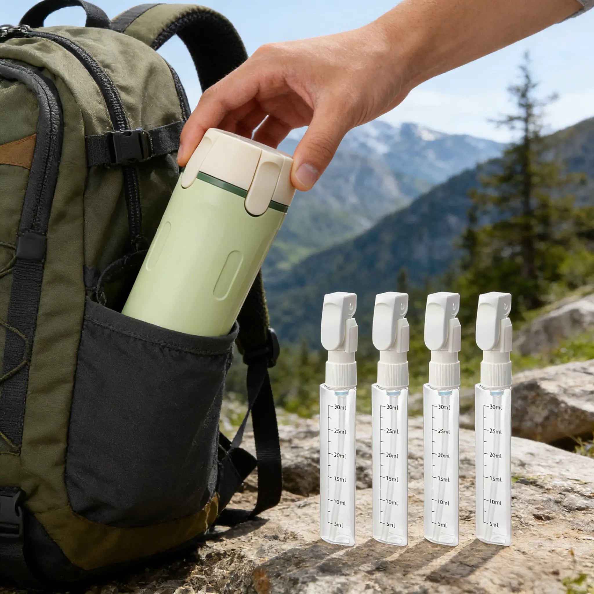 Ultimate 4-In-1 Travel Dispenser: Leak-Proof Cosmetic Shampoo & Lotion Storage for Effortless Journeys